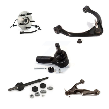 Hub Bearing Lower Upper Arm Outer Tie Rod Link Front Left Kit For Dodge Ram 1500