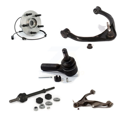 Bearing Lower Upper Control Arm Outer Tie Rod Link Front Left Kit (5Pc) For Ram