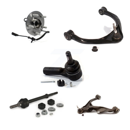Bearing Lower Upper Control Arm Outer Tie Rod & Link Front Left Kit For Ram 1500