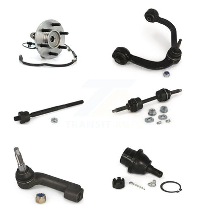 Hub Bearing Upper Control Arm Lower Ball Joint Tie Rod & Link Front Left Kit For