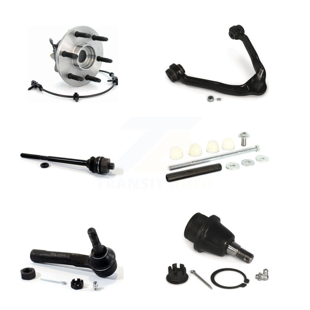 Bearing Upper Control Arm Lower Ball Joint Tie Rod Link Front Kit (6Pc) For GMC