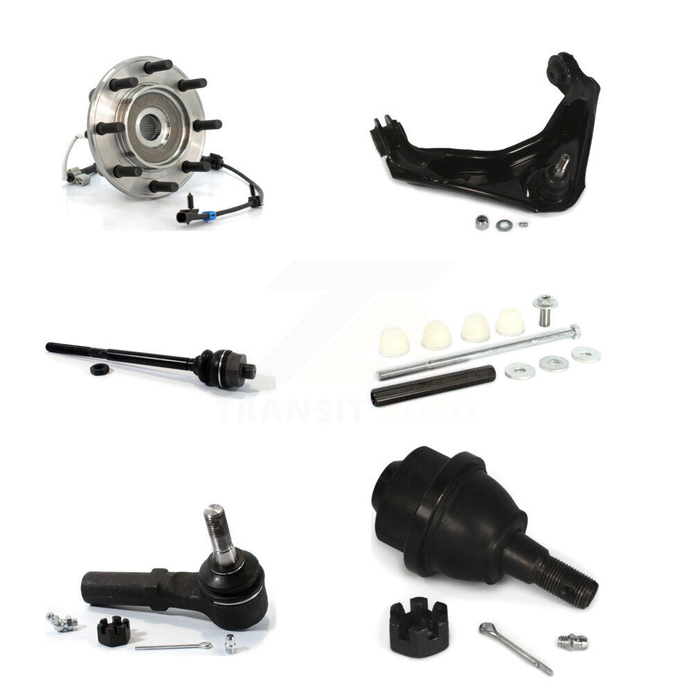 Bearing Upper Control Arm Lower Ball Joint Tie Rod Link Front Kit (6Pc) For GMC