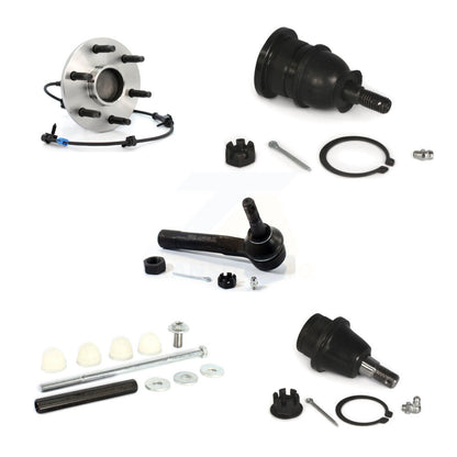 Bearing Upper Lower Ball Joint Outer Tie Rod Link Front Kit (5Pc) For Chevrolet