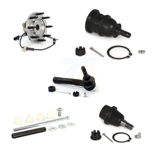 Bearing Upper Lower Ball Joint Outer Tie Rod Link Front Kit (5Pc) For Chevrolet