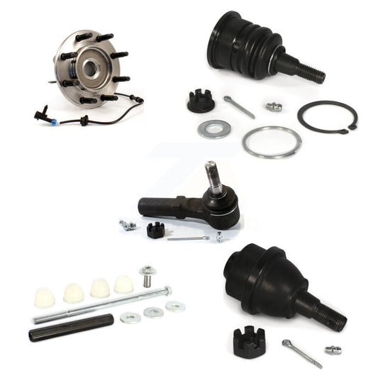Bearing Upper Lower Ball Joint Outer Tie Rod Link Front Kit (5Pc) For Chevrolet