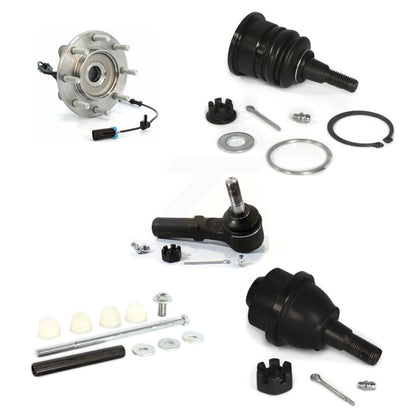Bearing Upper Lower Ball Joint Outer Tie Rod Link Front Kit (5Pc) For GMC Sierra