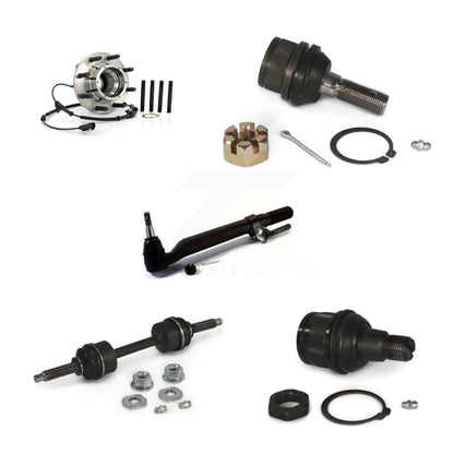 Bearing Upper Lower Ball Joint Outer Tie Rod & Sway Bar Link Front Left Kit For