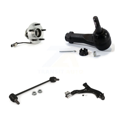 Hub Bearing Lower Control Arm Outer Tie Rod Link Front Right Kit For Saturn Vue