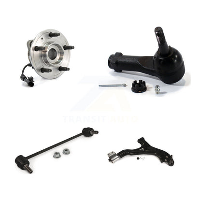 Hub Bearing Lower Control Arm Outer Tie Rod & Link Front Right Kit For Chevrolet