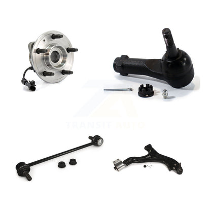 Bearing Lower Control Arm with Ball Joint Outer Tie Rod Link Front Right Kit For