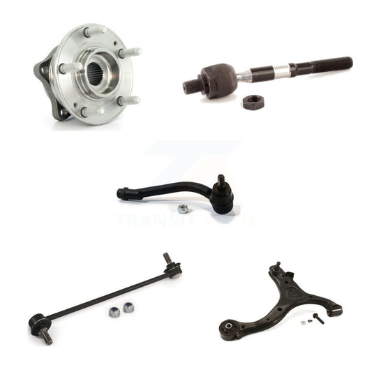 Bearing Lower Control Arm Tie Rod & Link Front Right Kit (5Pc) For Hyundai Santa