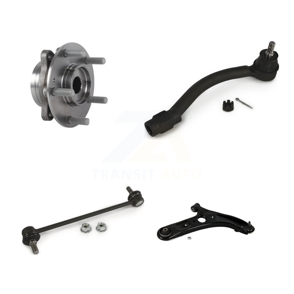 Bearing Lower Control Arm with Ball Joint Outer Tie Rod Link Front Right Kit For