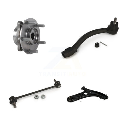 Bearing Lower Control Arm with Ball Joint Outer Tie Rod Link Front Right Kit For