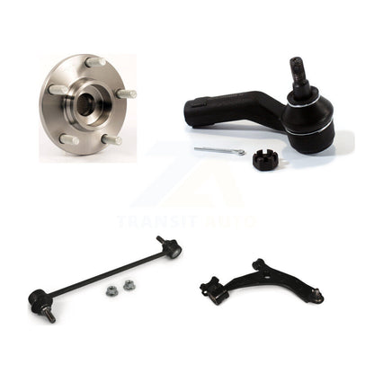 Bearing Lower Control Arm with BJ Outer Tie Rod Link Front Right Kit For Mazda 3