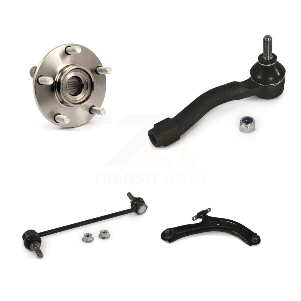 Bearing Lower Control Arm Outer Tie Rod & Link Front Right Kit For Nissan Sentra