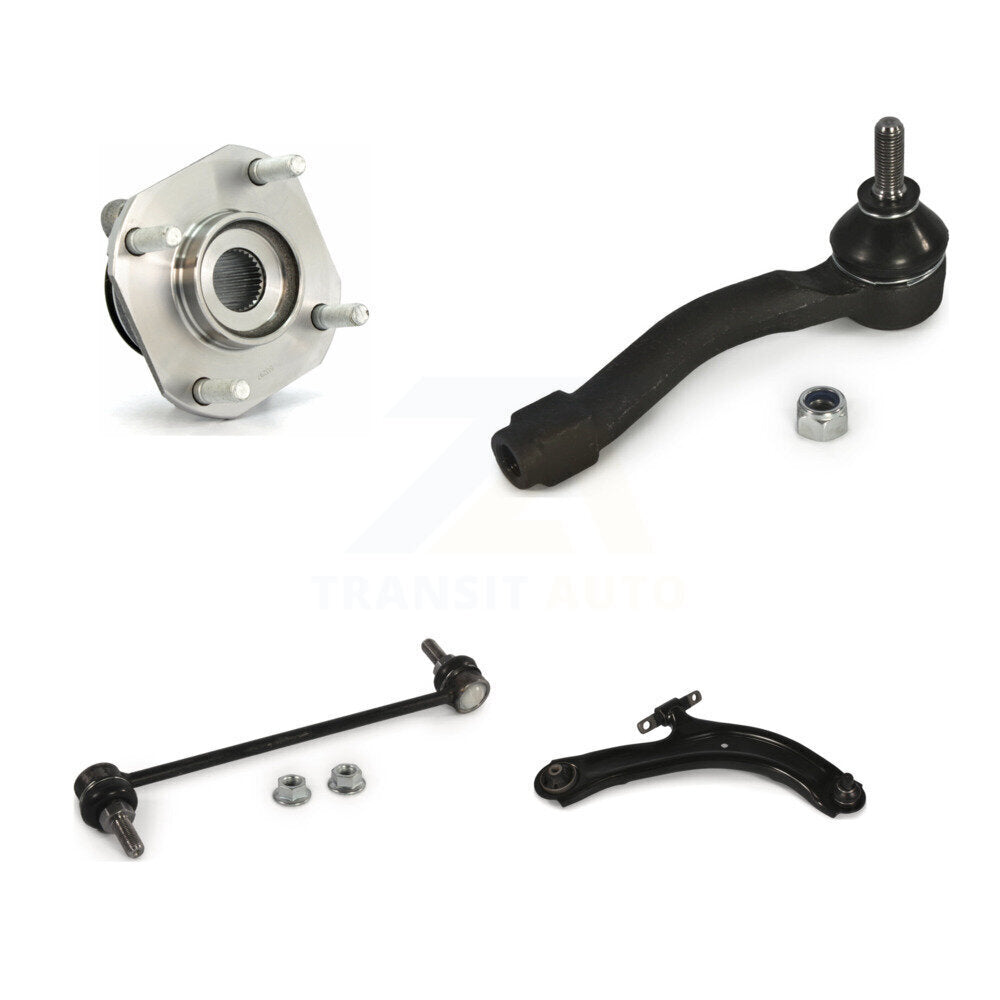 Bearing Lower Control Arm Outer Tie Rod & Link Front Right Kit For Nissan Sentra