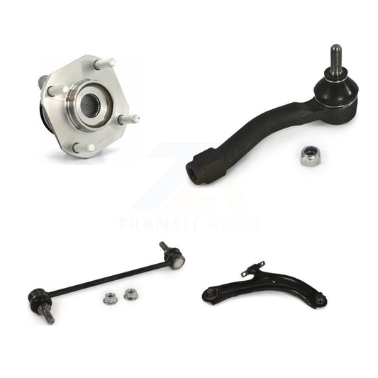 Bearing Lower Control Arm Outer Tie Rod & Link Front Right Kit For Nissan Sentra