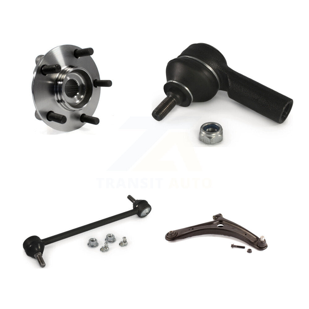 Bearing Lower Control Arm with Ball Joint Outer Tie Rod Link Front Right Kit For