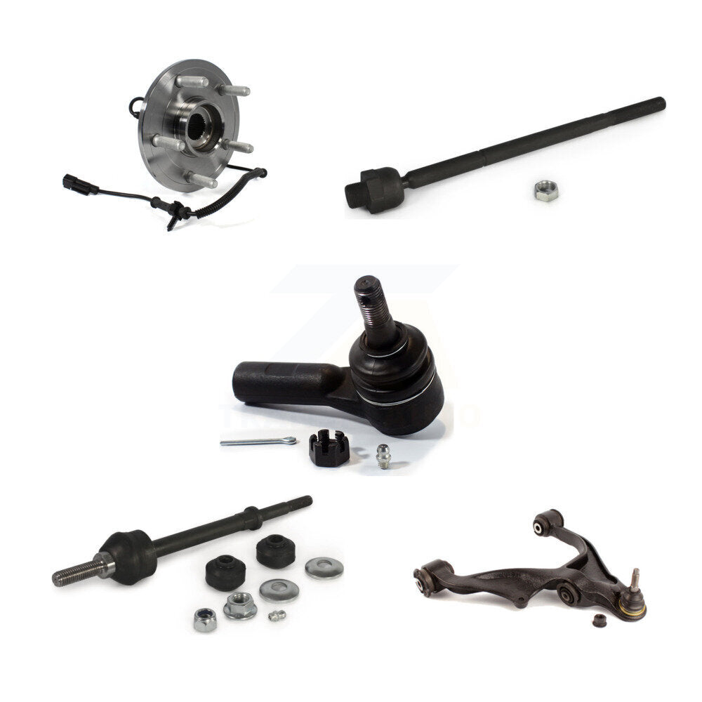 Bearing Lower Control Arm Tie Rod Link Front Right Kit (5Pc) For 12 Ram 1500 4WD