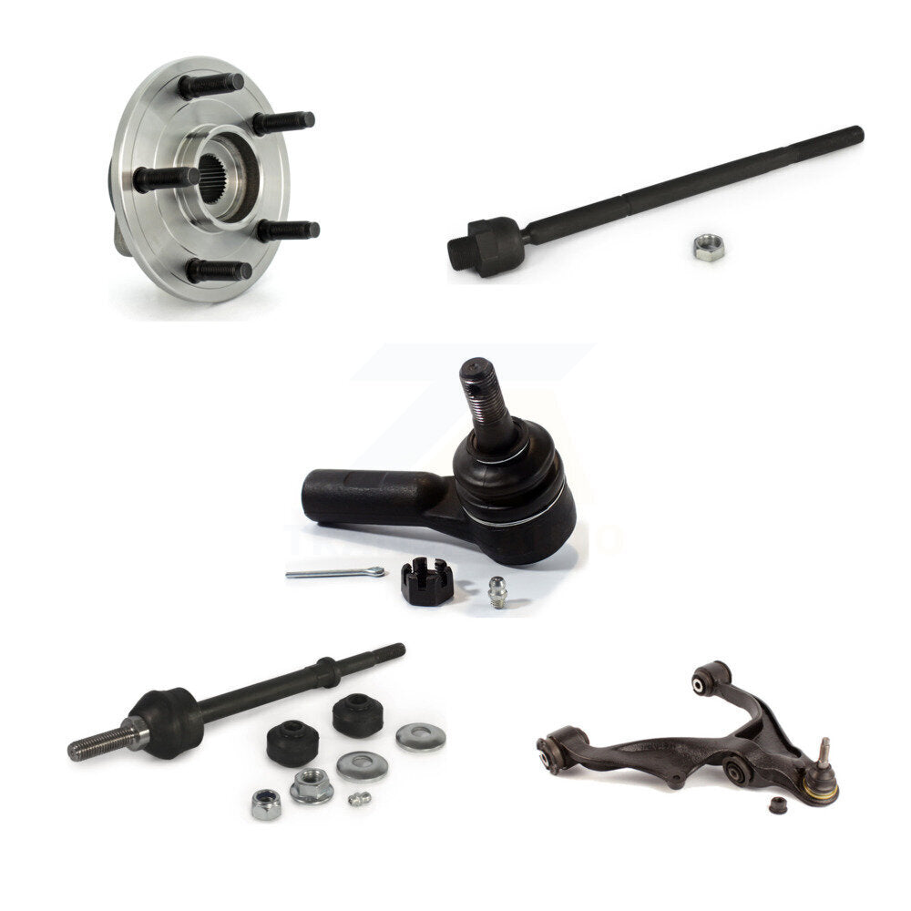 Bearing Lower Control Arm Tie Rod Link Front Right Kit (5Pc) For Dodge Ram 1500