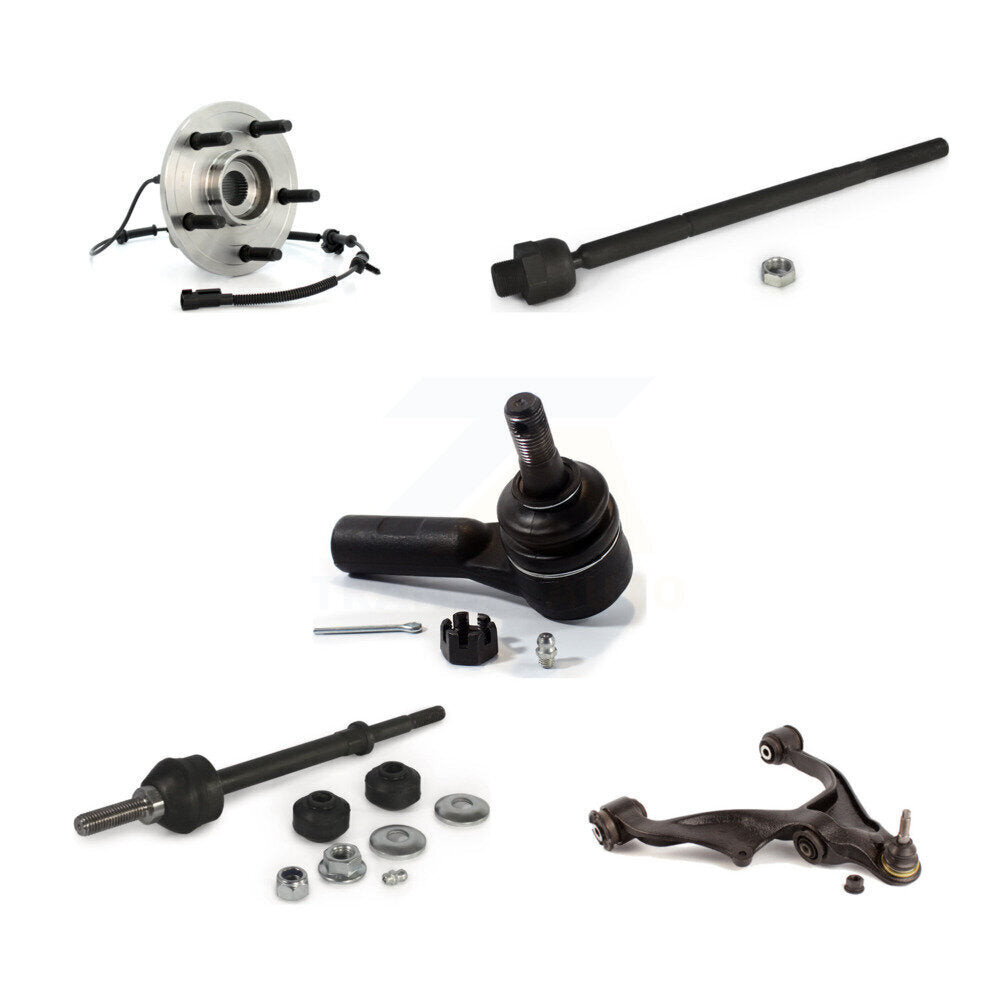 Bearing Lower Control Arm Tie Rod Link Front Right Kit (5Pc) For Dodge Ram 1500
