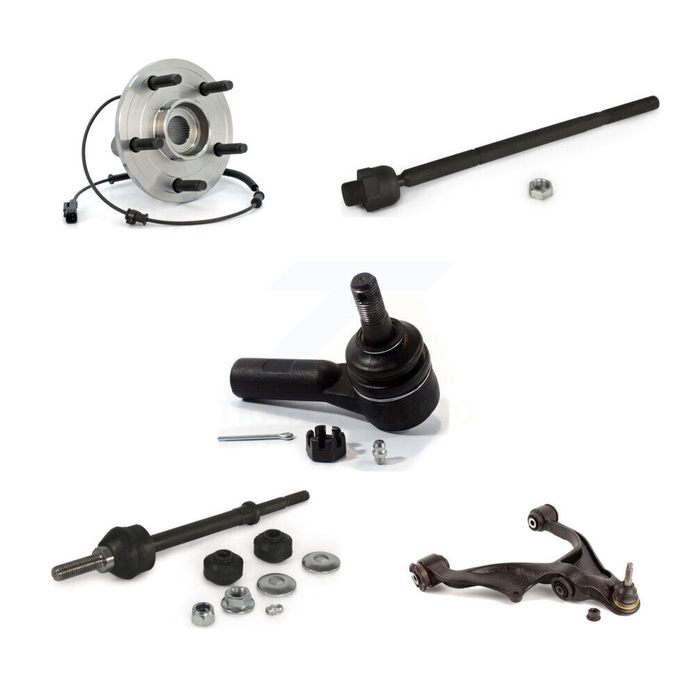 Bearing Lower Control Arm Tie Rod Link Front Right Kit (5Pc) For Ram 1500 Dodge