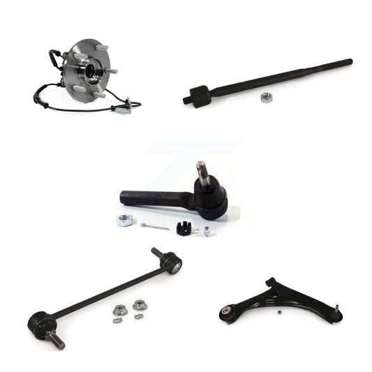 Bearing Lower Arm Tie Rod & Link Front Right Kit (5Pc) For Dodge Grand Caravan
