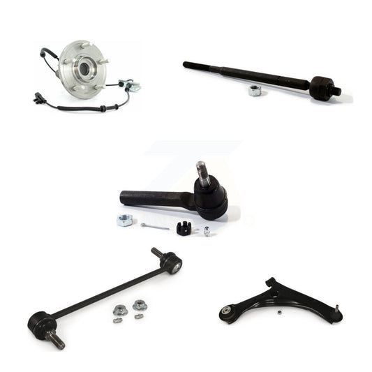 Bearing Lower Arm Tie Rod & Link Front Right Kit (5Pc) For Dodge Grand Caravan