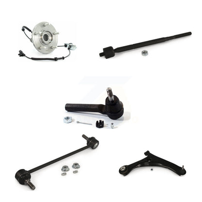 Bearing Lower Arm Tie Rod & Link Front Right Kit (5Pc) For Dodge Grand Caravan