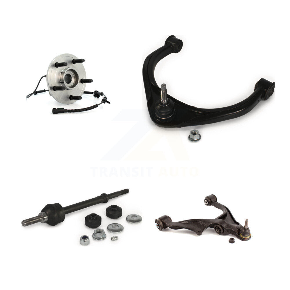 Bearing Lower Upper Control Arm with BJ Link Front Right Kit For Dodge Ram 1500
