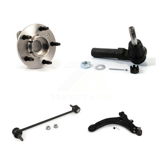 Bearing Lower Control Arm with Ball Joint Outer Tie Rod Link Front Left Kit For