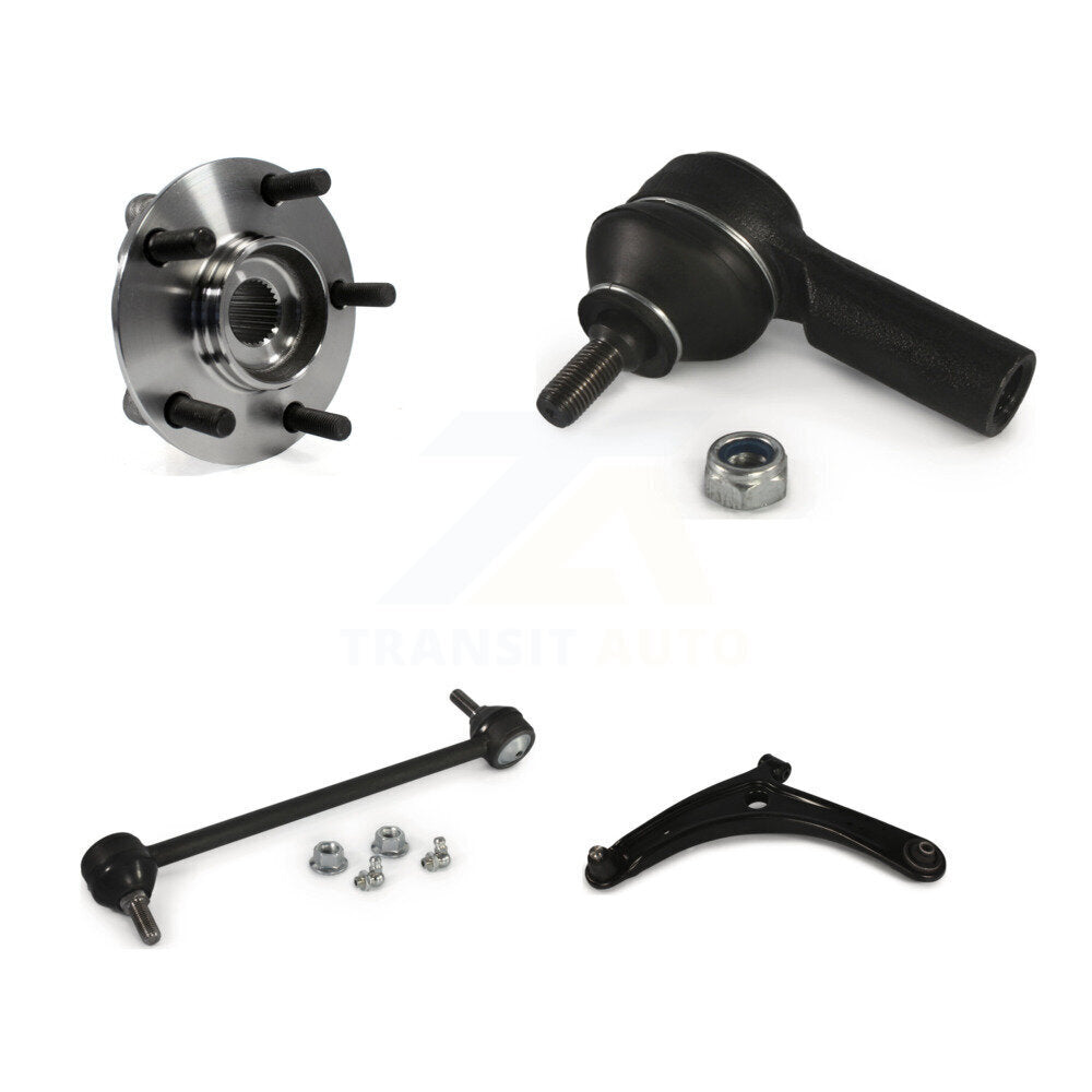 Bearing Lower Control Arm with Ball Joint Outer Tie Rod Link Front Left Kit For