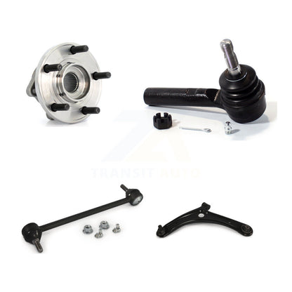 Hub Bearing Lower Arm Outer Tie Rod & Link Front Left Kit For 2009 Dodge Caliber