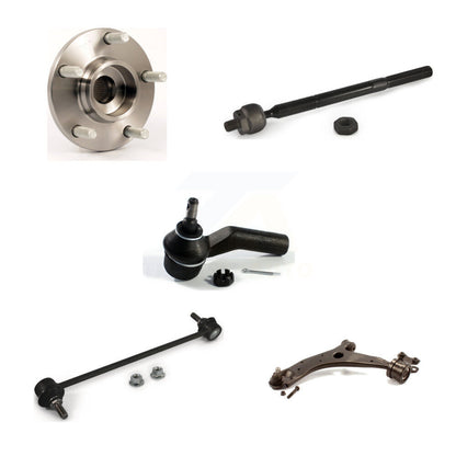 Bearing Lower Control Arm with BJ Tie Rod Link Front Left Kit (5Pc) For Mazda 3