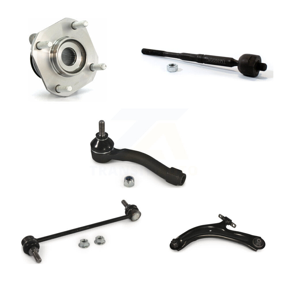 Bearing Lower Control Arm Tie Rod & Link Front Left Kit (5Pc) For Nissan Sentra