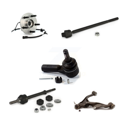 Bearing Lower Control Arm Tie Rod & Link Front Left Kit (5Pc) For Dodge Ram 1500