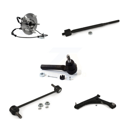 Bearing Lower Arm Tie Rod Link Front Left Kit (5Pc) For Dodge Grand Caravan Town