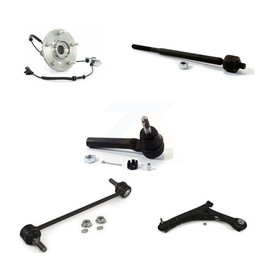 Bearing Lower Arm Tie Rod Link Front Left Kit (5Pc) For Dodge Grand Caravan Town