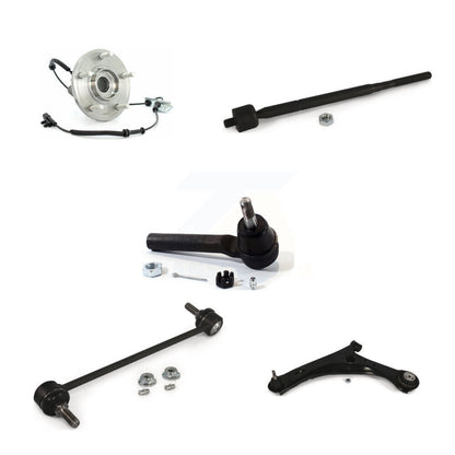 Bearing Lower Arm Tie Rod Link Front Left Kit (5Pc) For Dodge Grand Caravan Town