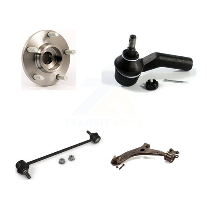 Bearing Lower Control Arm with BJ Outer Tie Rod Link Front Left Kit For Mazda 3