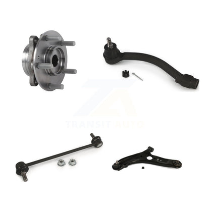 Bearing Lower Control Arm with Ball Joint Outer Tie Rod Link Front Left Kit For
