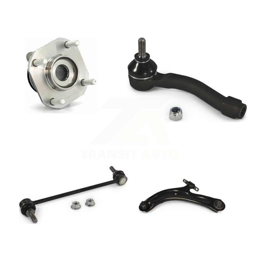 Bearing Lower Control Arm Outer Tie Rod & Link Front Left Kit For Nissan Sentra