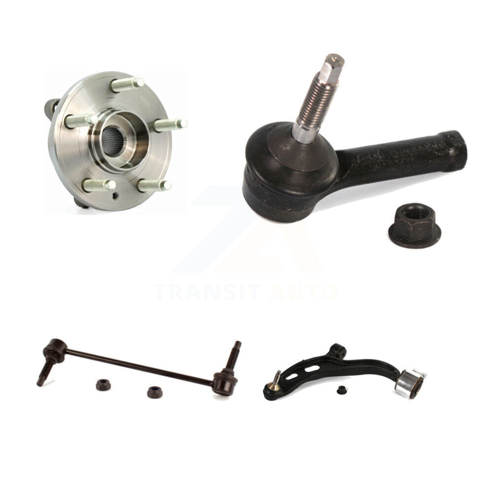 Bearing Lower Arm Outer Tie Rod & Link Front Left Kit For Ford Flex Lincoln MKT