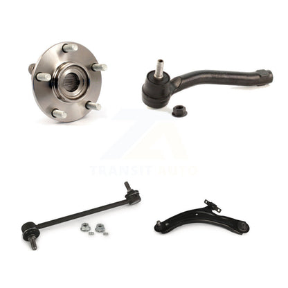 Hub Bearing Lower Arm Outer Tie Rod Link Front Left Kit For Nissan Rogue Select