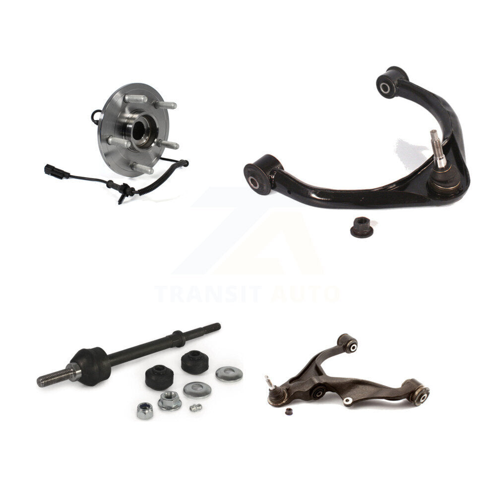 Hub Bearing Lower Upper Control Arm Link Front Left Kit For Ram 1500 Classic 4WD