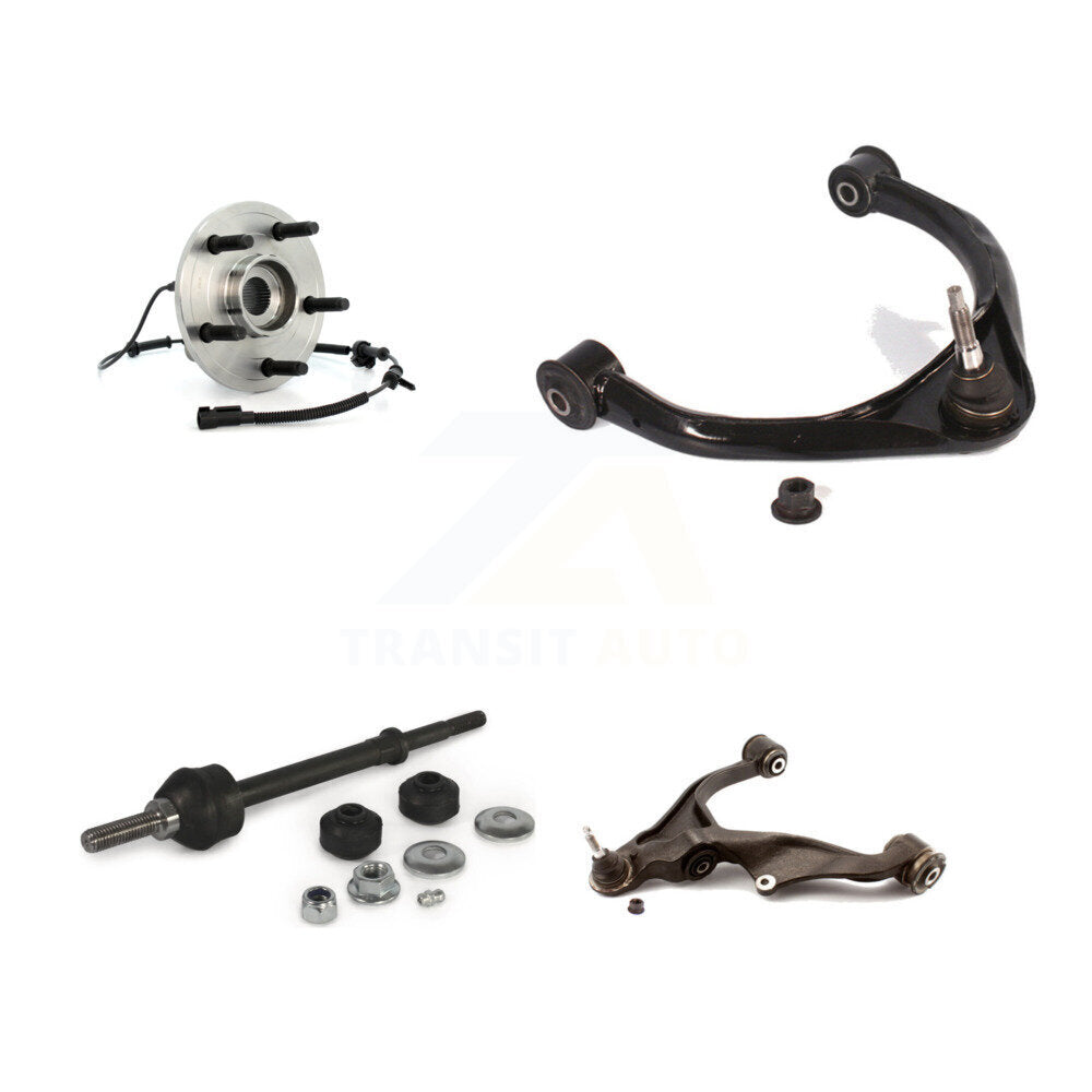 Bearing Lower Upper Control Arm with BJ & Link Front Left Kit For Dodge Ram 1500