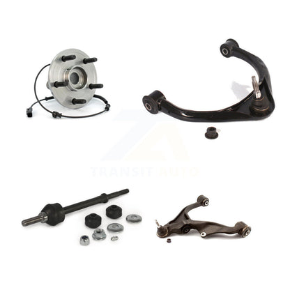 Hub Bearing Lower Upper Control Arm & Link Front Left Kit For Ram 1500 Dodge 4WD