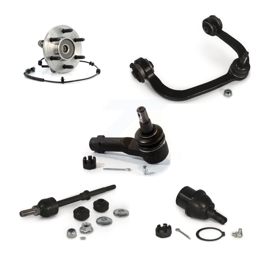 Upper Control Arm Lower Ball Joint Outer Tie Rod & Link Front Right Kit For Ford
