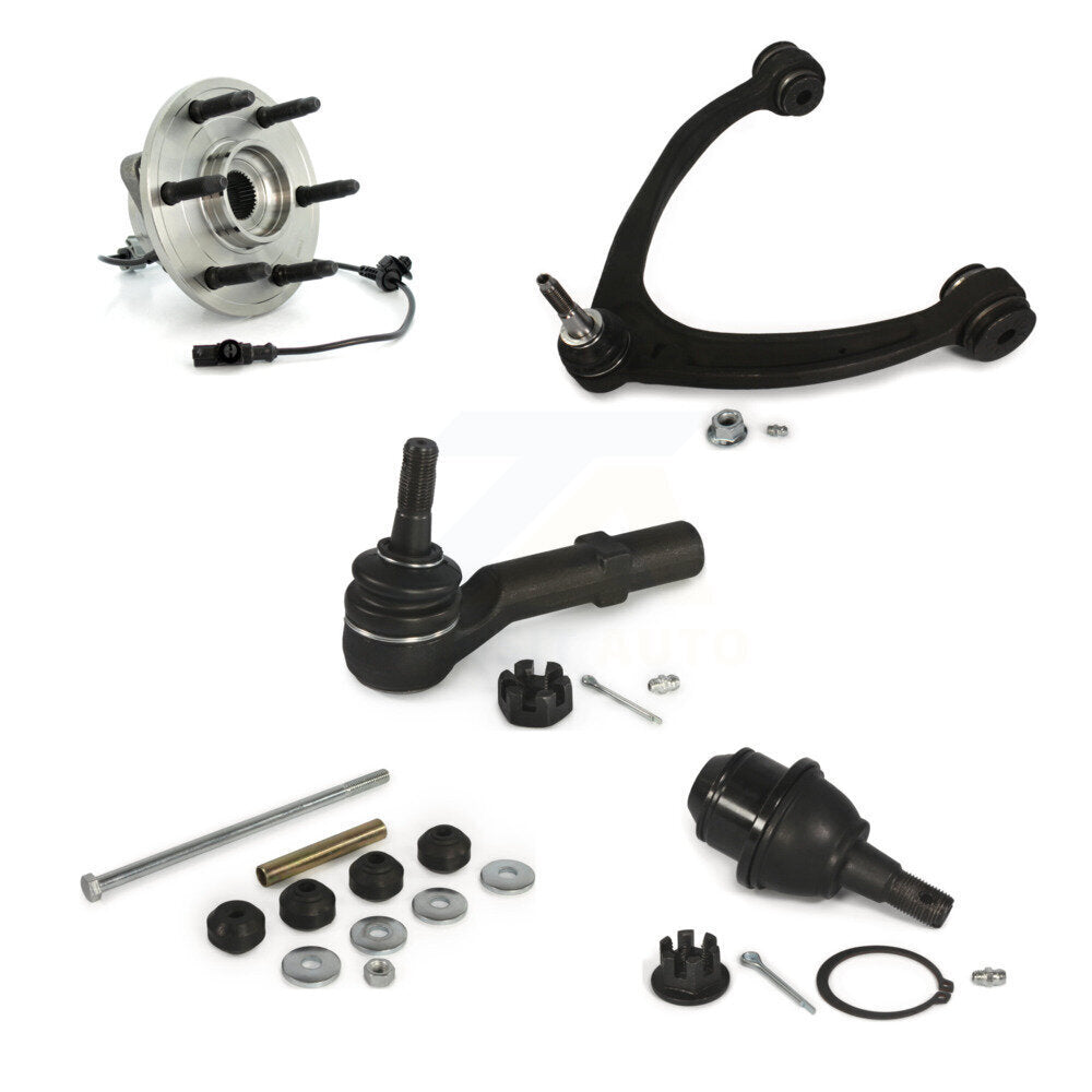 Upper Control Arm Lower Ball Joint Outer Tie Rod Link Front Right Kit For GMC XL