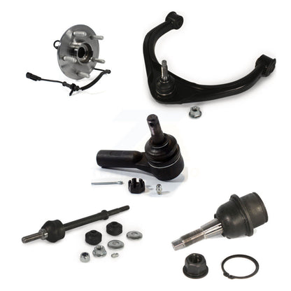 Hub Upper Control Arm Lower Ball Joint Outer Tie Rod & Link Front Right Kit For